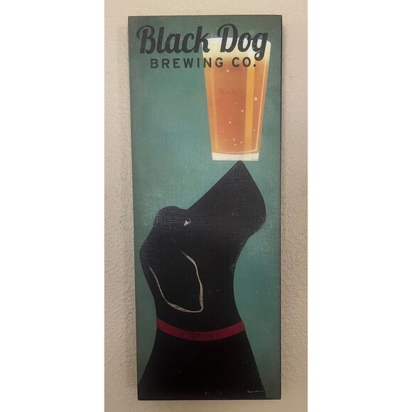 Black Dog Brewing Co Canvas Art - Picture 1 of 4
